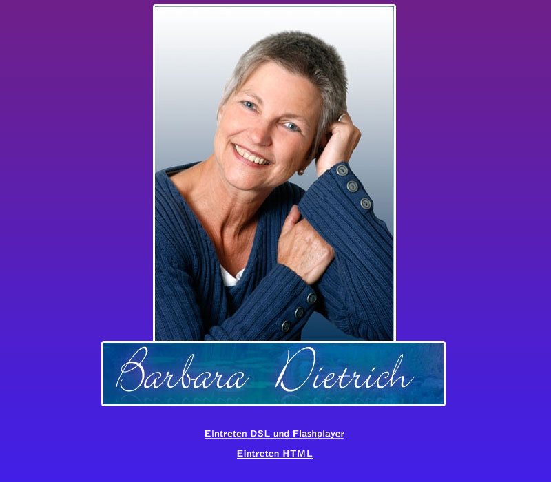 Barabra Dietrich Webseite Eingang